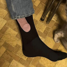 Paar lustige Herren- und Damen-Freizeitsocken, witzige Muster-Freizeitsocken aus Baumwolle, originelle Socken zum Auffallen