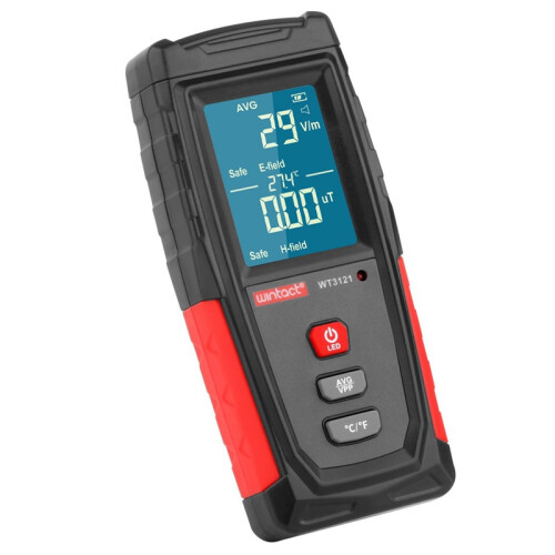Electromagnetic And Magnetic Radiation Detector Lcd Emf Tester Meter Phone Computer Electromagnetic Radiation Detector 1