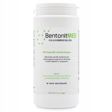 Bentonite MED 200 capsule Lava vulcanica ultrafine micronizzata per la disintossicazione