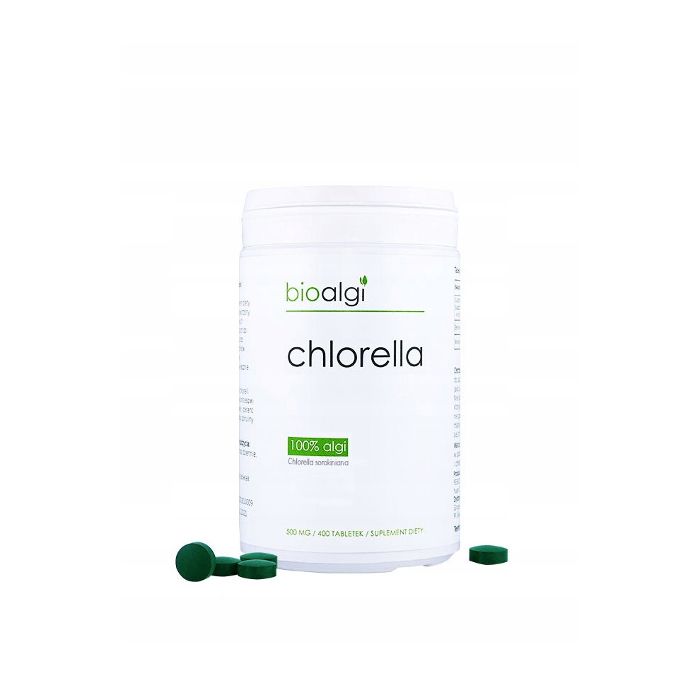 Bioalgae Chlorella - Torn cell wall dietary supplement (400 tablets)