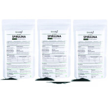 Voedingssupplement Spirulina Platensis poeder 240g van Bioalga - gecertificeerde kwaliteit met een hoge concentratie voedingsstoffen