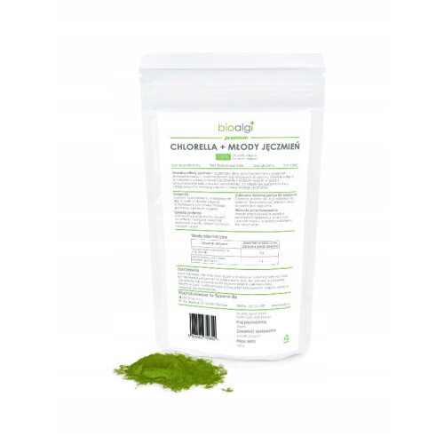 Chlorella + Young Barley - φυσικό καθαρισμό του σώματος Βιοφύκη