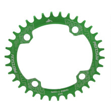 MOTSUV 104BCD MTB Bike Chainring 34T Oval Narrow Wide Crank Star Ring Disc Cycling Parts Set Green