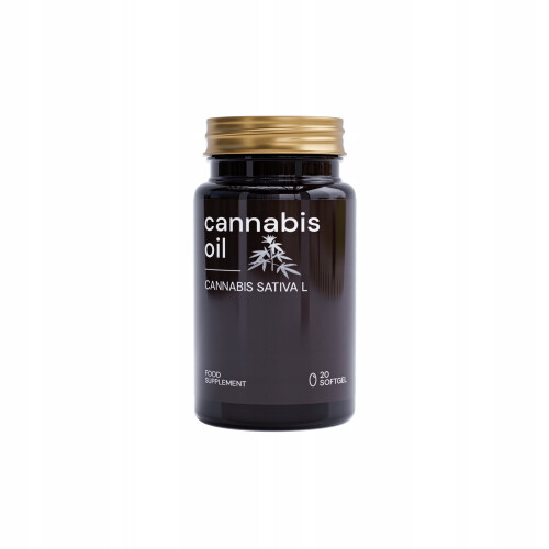 Cannabisolie voedingssupplement 20 capsules
