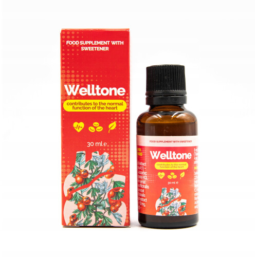 Complément alimentaire Welltone aubépine gouttes 30 ml 1 pc.
