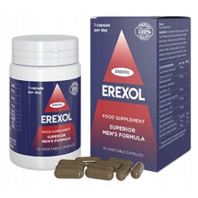 Erexol suplemento dietético para homens 60 pcs | Ginsenosides Maca Zen Shen Zinc