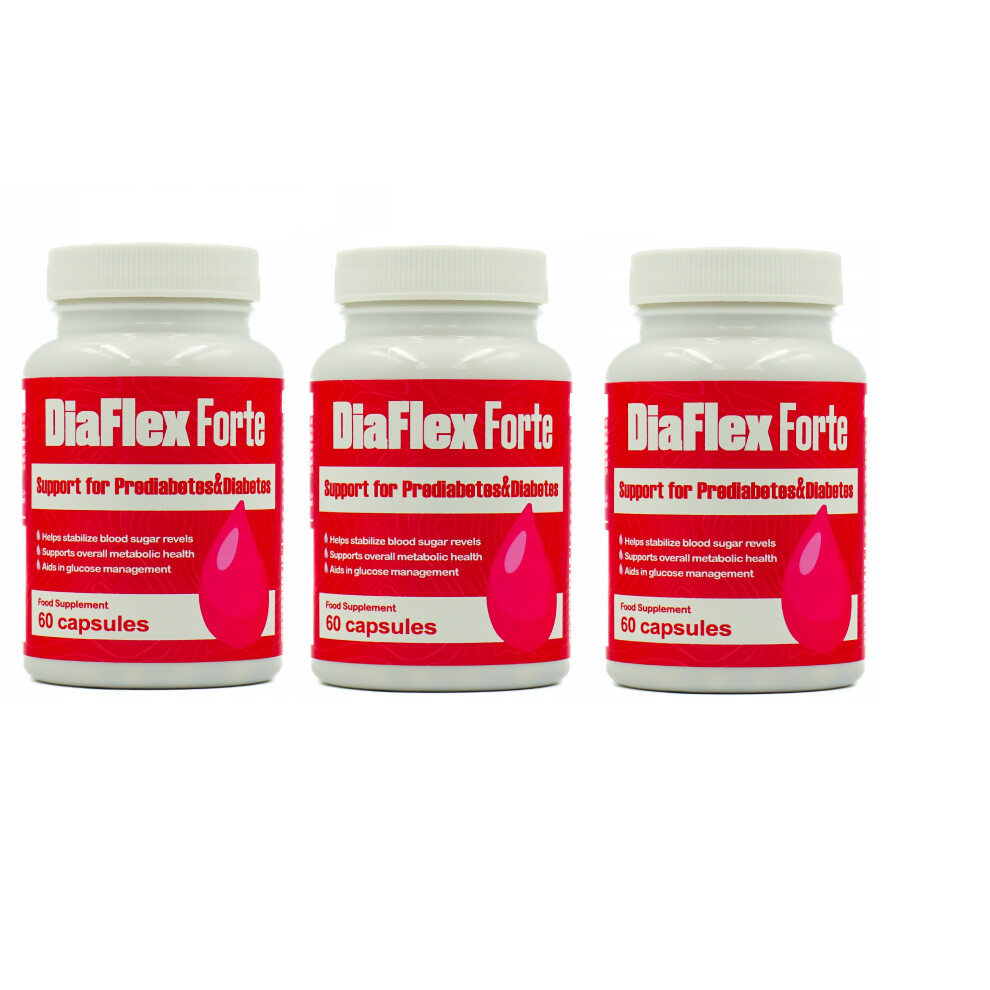 3x Diaflex Forte 60 capsules thistle seed extract