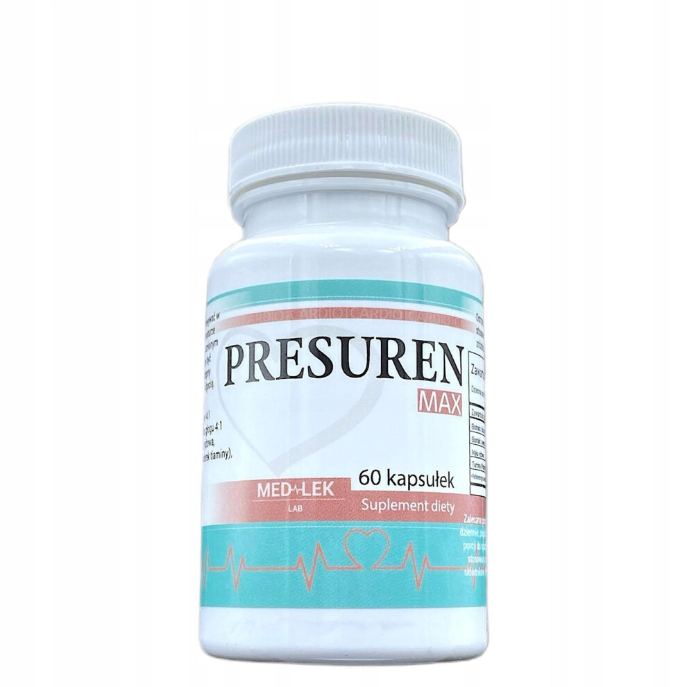 Presuren max dietary supplement 60 capsules