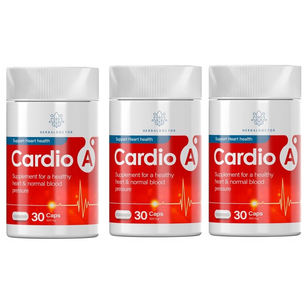 3x CARDIO A : Vitamin C Thiamine Astaxanthin Coenzyme Q10 Vitamin B6 Vitamin E
