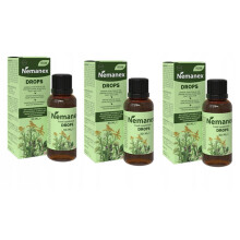 3x Nemanex Gocce 30 ml | Zinco Biotina Carciofo Noce Navloc