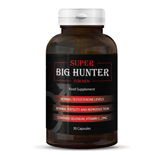 Big Hunter 30 κάψουλες - Αγάπη, επιθυμία και πάθος - για δραστήριους άνδρες