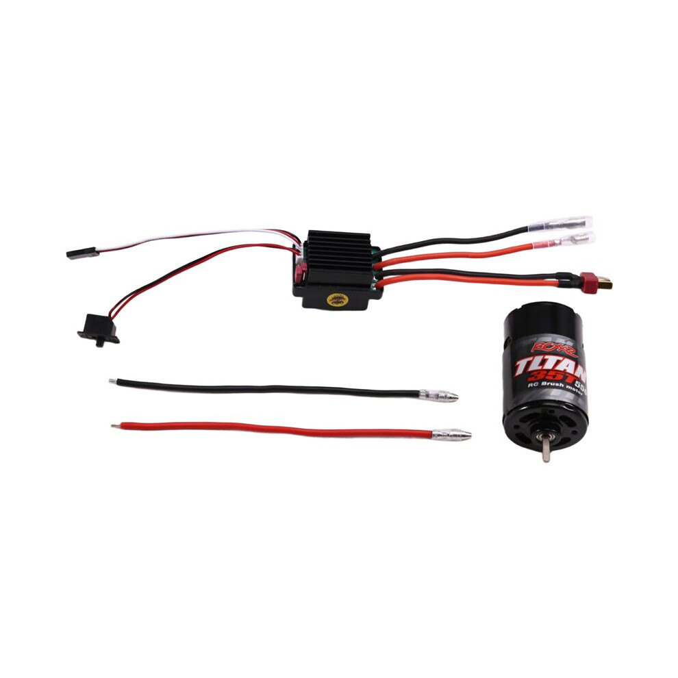 550 Brushed Motor Waterproof Esc 320A Speed Control Combination Set For 1/10 Rc Car Crawler Axial Scx10 35T 6031031932514