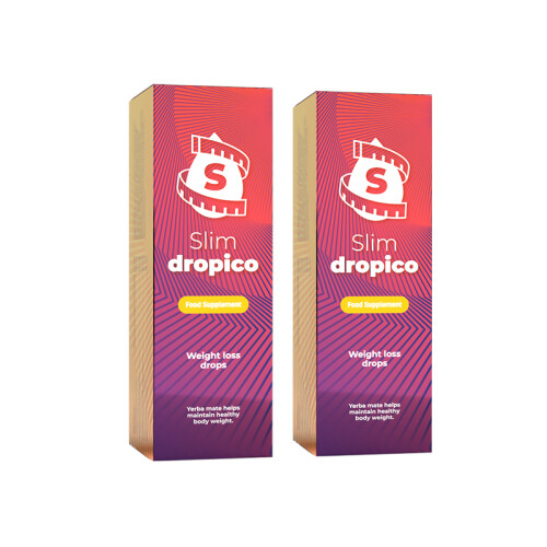 2x Slimdropico gotas de control de peso