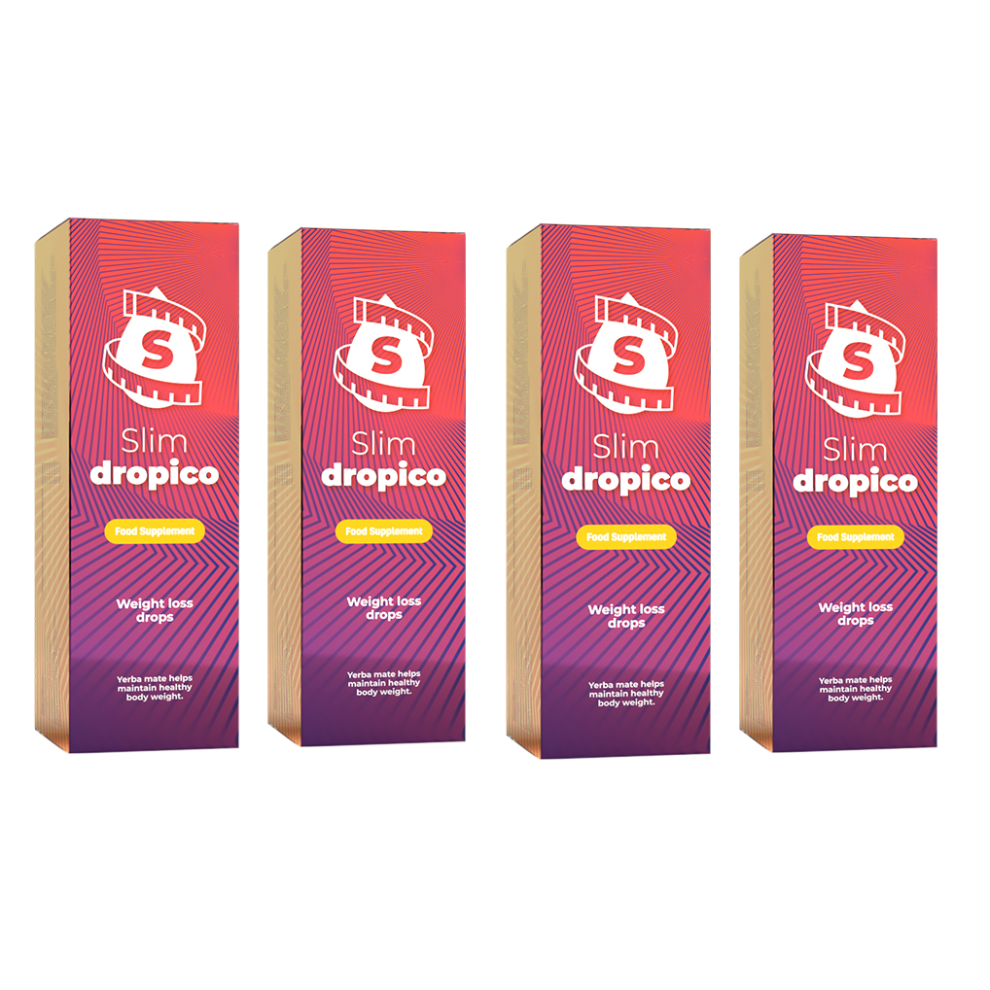 4x Slimdropico weight management drops