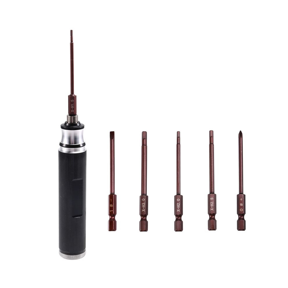 Tauoh 6-In-1 Hex Screwdriver 1.5/2.0/2.5/3.0Mm Repair Tool Kit Set For Rc Helicopter Airplane Drone Aircraft Rc Cars Rc Boats