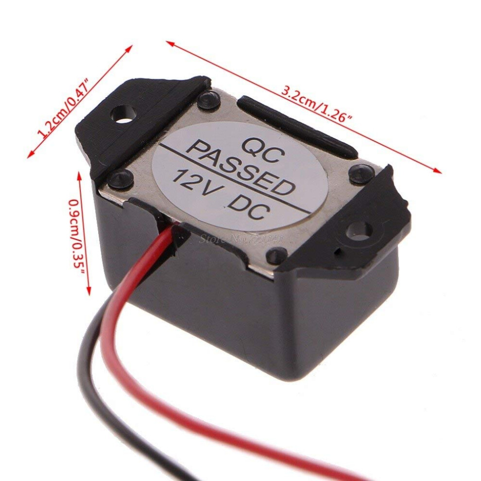 Dc 12V Alarm Buzzer 85Db Constant Tone Mini Electronic Warning For Control Panels 9351714644044