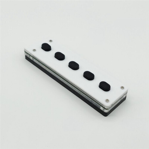 Silent Silicone  Custom Programming Macro Keyboard 5-Keys Macropad Copy Paste USB Keypad, +USB