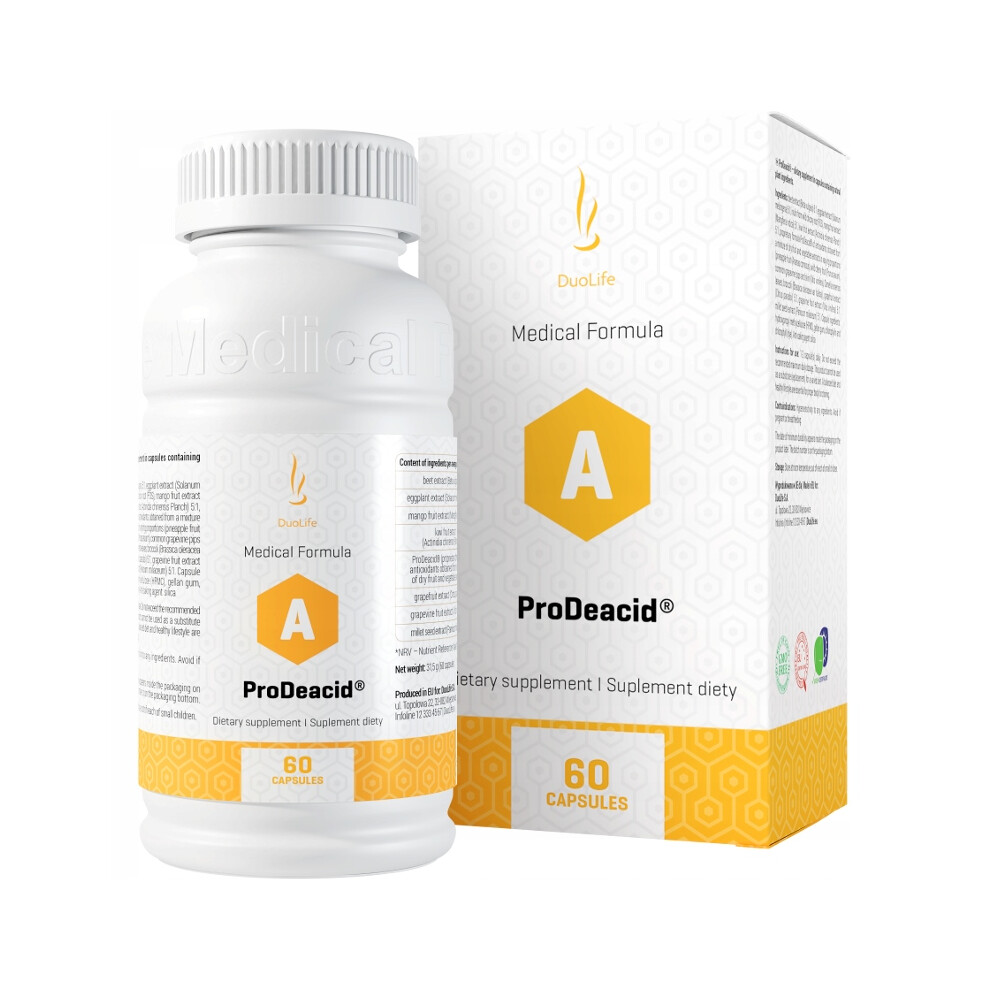 Red Duolife Medical Formula Prodeacid Capsules 60 Pcs.