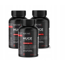 3x Nahrungsergänzungsmittel epic red Huge Finale Kapseln 30 Stück für Männer