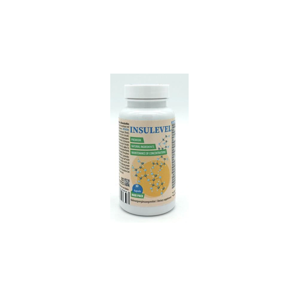 Insulevel 20 pcs Cinnamon Gurmar Inulin Alpha-lipoic acid Chromium Herbs
