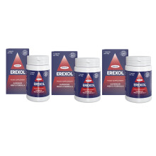 3x Erexol voedingssupplement voor mannen 60 stuks | Ginsenosiden Maca Zen Shen