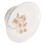 White Ceramic Lotus Serving Bowl Footed Decorative Fruit Tray 1