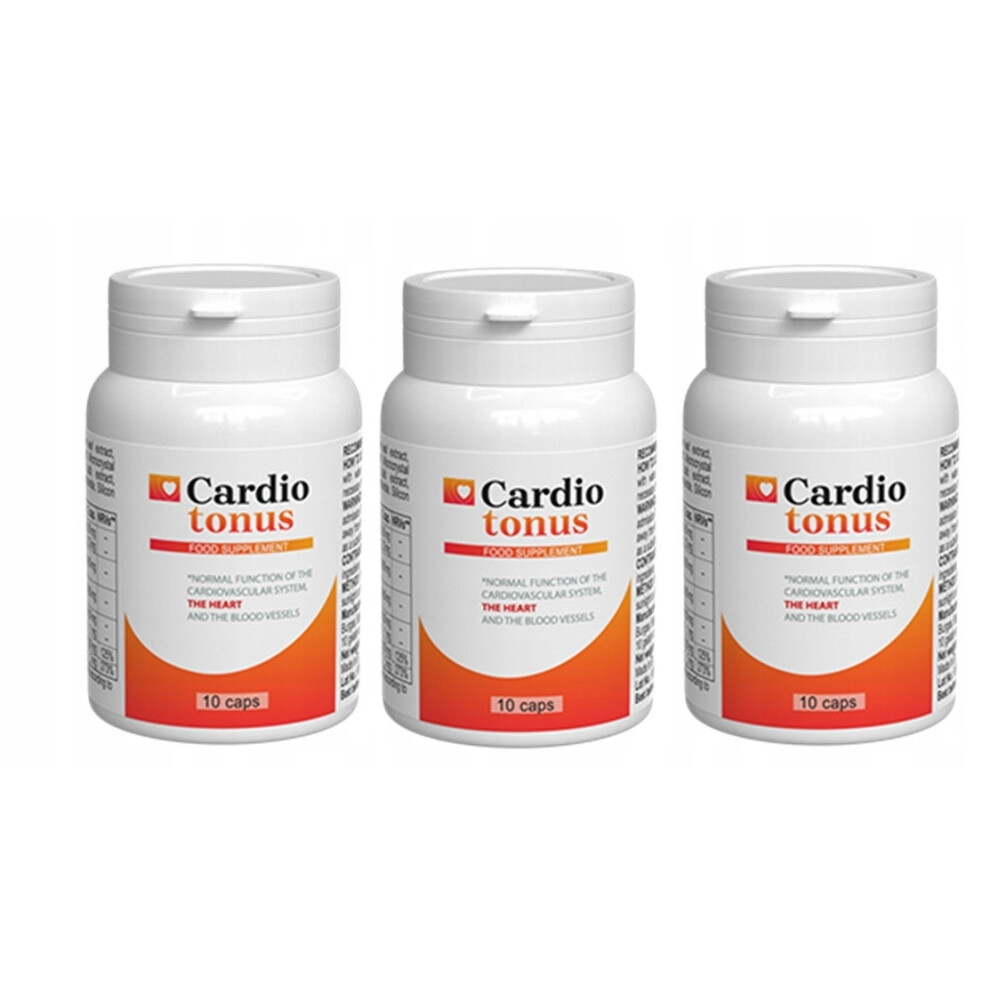 3x Dietary supplement Cardiotonus valerian capsules 20 pcs.