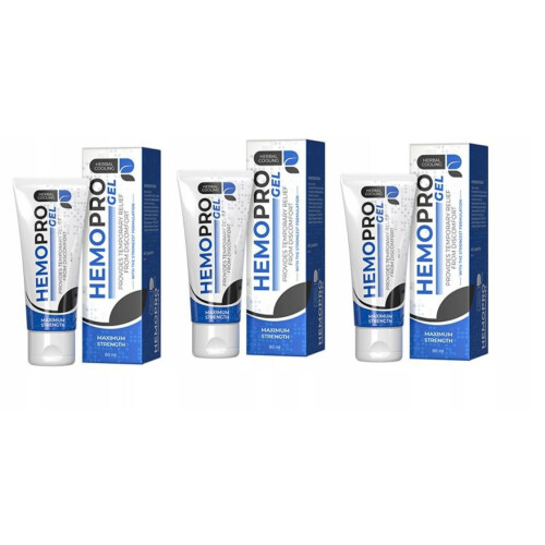3x Hemopro Creme 80 ml
