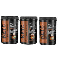 3x Keto Coffee Premium - Complément alimentaire, naturel 120g