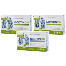 3x Nicotinon ravintolisä 15 kapselia