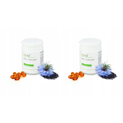2x Óleo de cominho egípcio da Bioalgae - 200 cápsulas
