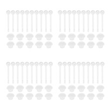 Écarteurs D'oreilles Silicone Résine Transparente Invisible