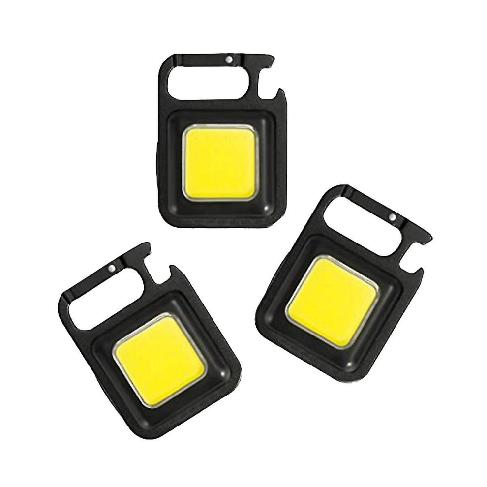 Led Cob Light Rechargeable Pocket Keychain Flashlights, Three Modles Brightness, Bottle Opener 9477002814712
