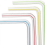 500pcs Plastic Drinking Straws 8 Inches Long Multi-Colored Striped Bedable 4