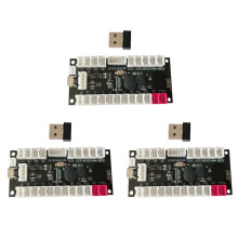 3X 2.4G Wireless Zero Delay Joystick Encoder Arcade Game Controller Board Kit DIY Parti Supporto Wireless PC/per PS3/per Android