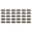 30pcs Brown Snap Clips U-Shape Metal Clips for Hair Extensions DIY 1