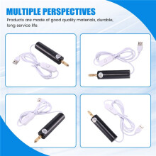 0.7-1.2Mm Micro-Electric Hand Drill Set for Resin,Electric Drill for Jewelry Making Electrical Pin Vise Kit