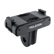 TELESIN Magnetic Two Claw Adapter Action Camera ZubehöR für OSMO Action 3 Adapter