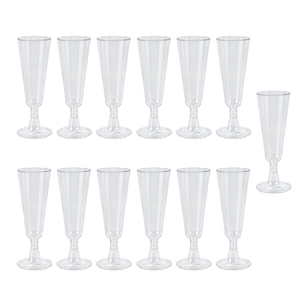 Zdjęcia - Szklanka 60Pcs 150Ml Disposable Hard Plastic Champagne Glass Red Wine Glass Goblet Wine Glass Party Festival Event Supplies