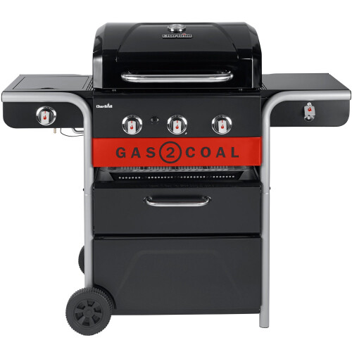 Hybridgrill Gas2Coal 2.0, 3+1 Brenner, Gas oder Holzkohle