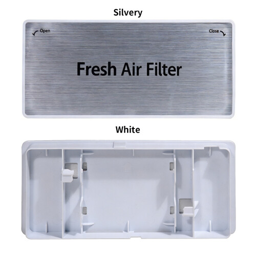 Fast photo On Refrigerator Cover For Activated Charcoal-White 1