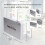 Fast photo On Refrigerator Cover For Activated Charcoal-White 4