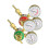 Copper Pressure Meter for Acetylene Regulators-2 piece set 1