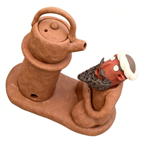 Creative Resin Incenses Burners Fun Bathroom Sculpture-E