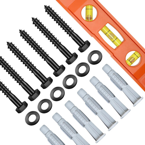 Secure Anchoring Delay Screw with Plastic Sleeve for TV Wall