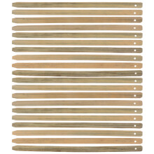 20Pièces Manche Éventail Bambou Coloré Kit DIY Accessoires Artisanaux