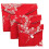 Brocade Vintage Styles Jewelry Pouch Multi Compartment-Red 1