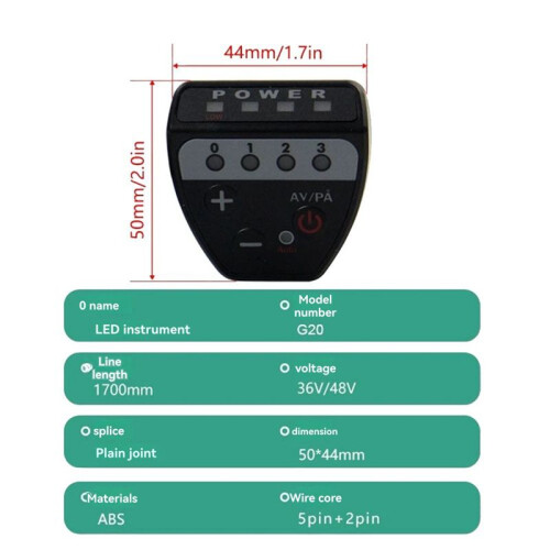 Three Mode Ebike Sine Wave Controller 22A with Speed Limit Function G20 LCD Display Electric Bike Part 1