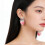 Dainty Bowknot Tie Strawberry Studs Earrings Allergy Resistant 2