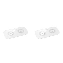 2X Food Electric Warming Plate Warmer Hot Placemat Plate Placemat Long Lasting Warming Plates White